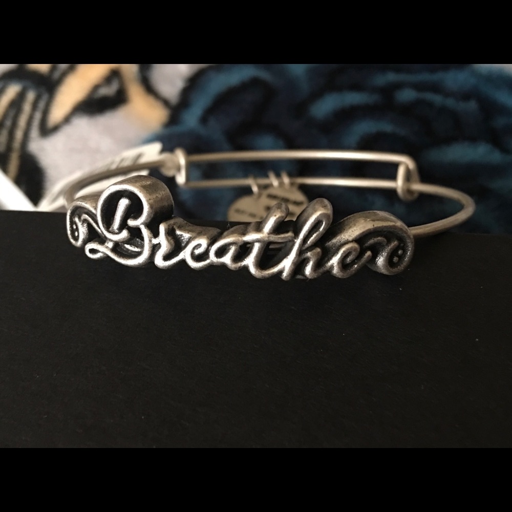 Alex and Ani Breathe bangle NWT in silver tone Spirited Armor collection